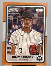 2025 Onyx Vintage Extended Billy Carlson Orange SSP /99 #OVBICA - White Sox