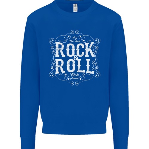 Rock n Roll Fresh Sound Kids Sweatshirt Jumper - Picture 5 of 33