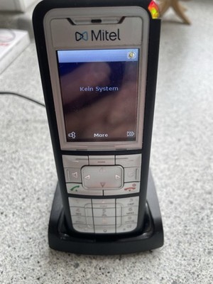 Mitel 622 v2 DECTGAP Schnurloses Digitaltelefon - Schwarz/Silber
