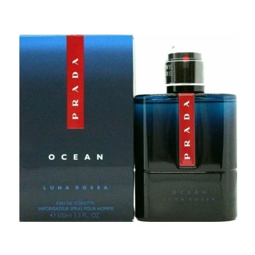 PRADA Luna Rossa Ocean Men`s Eau de Toilette Spray - 3.3 oz