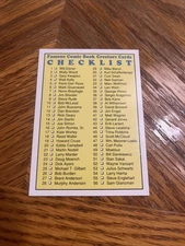 Checklist 1992 Eclipse Famous Comic Book Creators Card #110 Pack Fresh QTY
