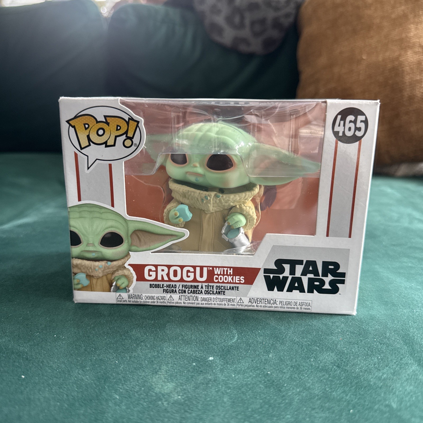 Funko Pop! Star Wars: The Mandalorian Grogu with Cookies Figure 465