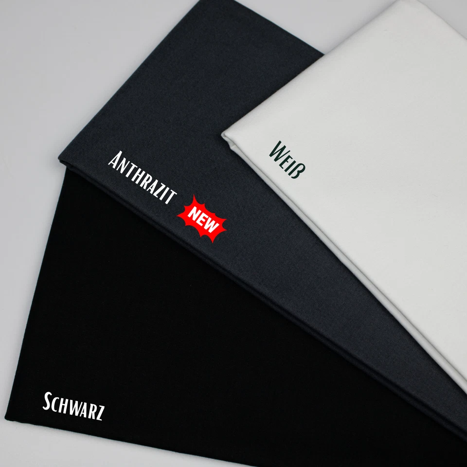 Baumwollstoff Meterware Uni Stoff *240cm Doppelbreite* Popeline ab 50cm OEKO-TEX - Bild 4 von 4