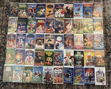 Vintage Kids VHS Collection - Disney, Warner Bros,  More - Lot Of 50 VHS Tapes