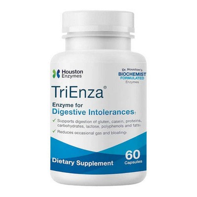 Houston Enzymes, TriEnza Enzyme, 60 Capsules