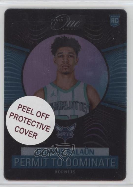 2024-25 Panini One and One Permit to Dominate Tidjane Salaun #7 Rookie RC
