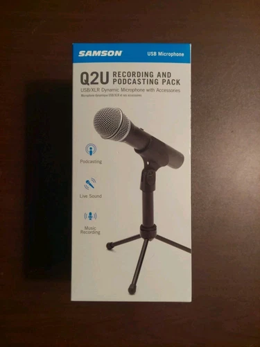Samson Technologies Q2U USB Dynamic Microphone - SAQ2UTB