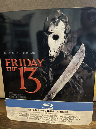 Freitag der 13.: Die komplette Sammlung (Blu-ray, Steelbook) 10 Discs, 12 Filme
