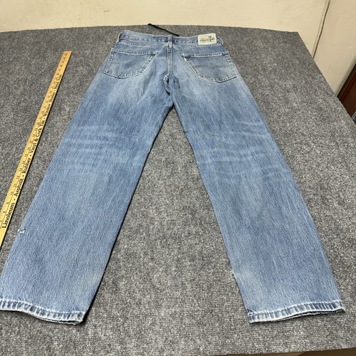 Jeans uomo Levi’s Silvertab taglia 28x32 blu denim vestibilità ampia - Foto 11 di 14