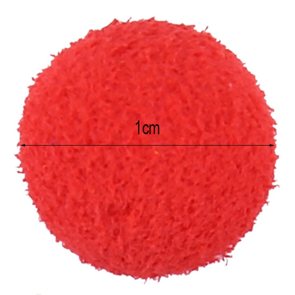 30Pcs/Lot Carp Fishing Foam Pop Up Soft Pellets Baits Floating Lure (Red 10mm)