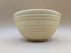 Vintage McCoy Pottery Yellow Ribbed Beehive Mixing Bowl 6" Medium Farmhouse Look