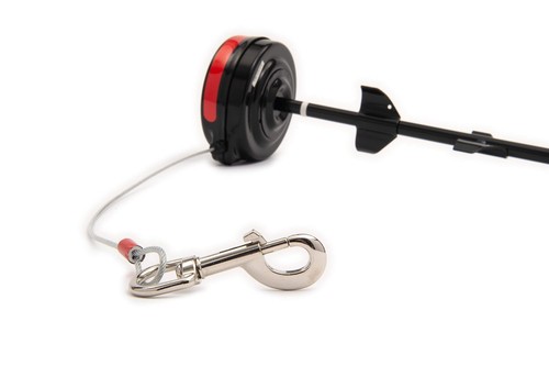 Bracket Mount and Stake Retractable Leash Tie Outs for Dogs (Stake, Large) - Picture 2 of 7