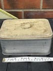 Vintage Military Issue Lunchbox Sandwich Box Ww2 Genuine Tin Item Curios