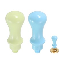 Wax Seal Stamp Handle Only Resin Stamp Handle 2.13" Green/Blue