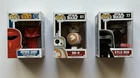 Funko Pop Lot Of 3 STAR WARS Figures #57, #61, & #77 Target Exclusive