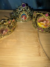 3 DISNEY Princess crowns/tiaras