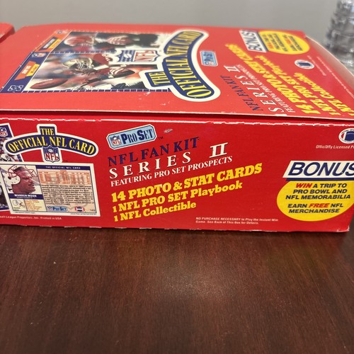 (2) 1989 Pro Set Series 1 Football Wax Box 36-Packs NEW, SEALED Lot of 2 Boxes - Picture 5 of 7