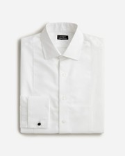 J. CREW Ludlow Premium bib tuxedo shirt in White Size 16/33 NWT 128 AG222