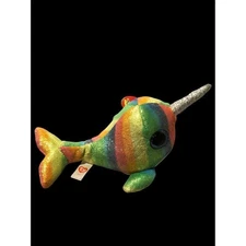 "Nori" the Norwal Whale Ty Beanie Boos with Hang and Tush Tags