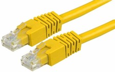 Image of PRO SIGNAL - RJ45 Male to Male Cat6 UTP Ethernet Patch Lead, 10m Yellow