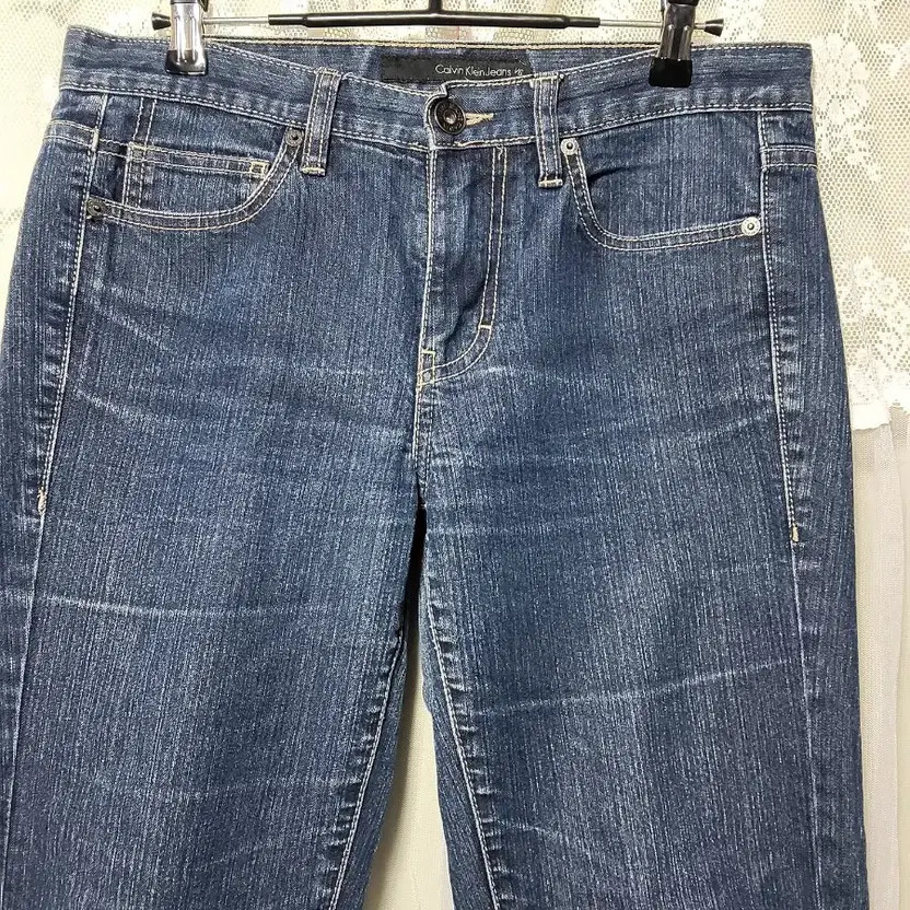 Calvin Klein Women's Dark Blue Jeans Size 28/6 Classic Fit thumbnail 5