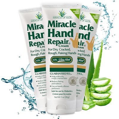 Miracle Hand Repair Cream for Dry Cracked Hands 1 oz Best Healing Hand Cream wit