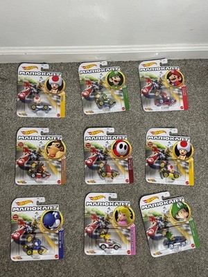 NEW 2020 Hot Wheels Mario Kart bundle - 9 different characters
