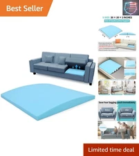 Transform Your Sofa with High-Density Foam Cushion 20x20 - Blue Support Pad