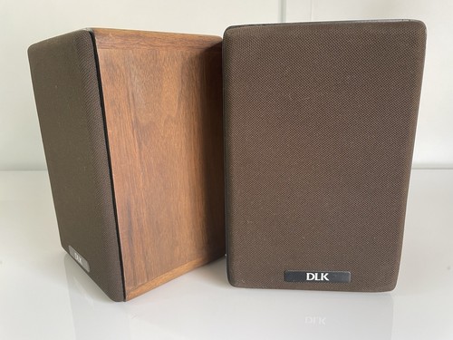 Vtg DLK Acoustical Modular 1 Pair Of 2 Way Loudspeakers Made In USA Wood - 第 6/24 張圖片