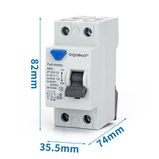 INTERRUTTORE DIFFERENZIALE SALVAVITA 25A 2P 30mA 220V PROTEZIONE DISPERSIONE