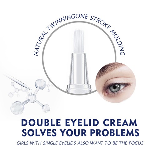 Double Eyelid Folds Glue Quick Double Eyelid Maker Invisible Eyelid Adhesive Glu - Picture 3 of 10