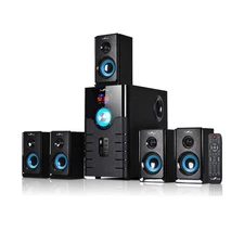 Befree Sound Bfs-500-Rb 5.1 Channel Surround Bluetooth Speaker System- Blue