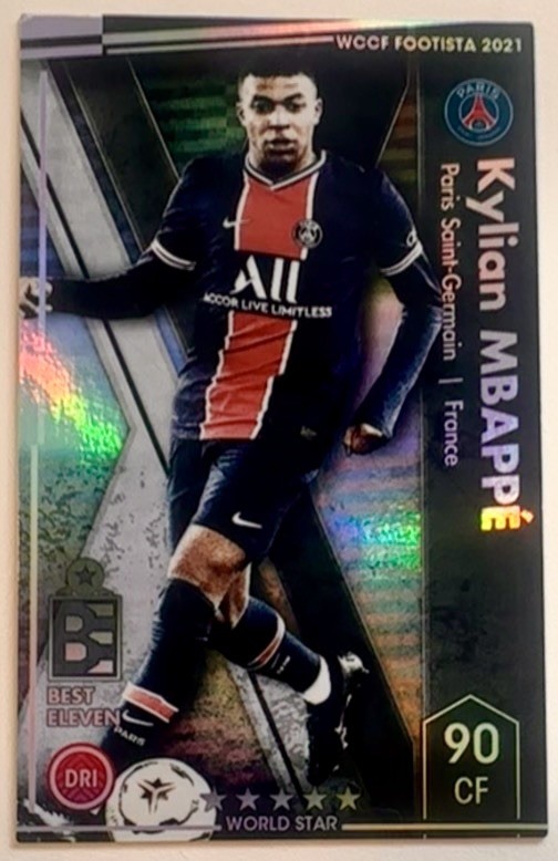 Panini WCCF FOOTISTA 2021 Kylian Mbappe PSG F21 EX Francia Japón Promo