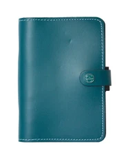 Filofax Personal Size The Original Organiser Diary Dark Aqua Leather