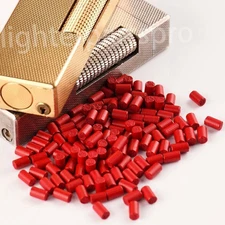 100pcs compatible red flint stones high spark fire ignition For Dunhill lighters