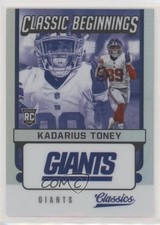 2021 Panini Classics Classic Beginnings Silver Kadarius Toney #CB-KT 00r3