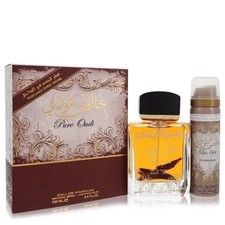 Lattafa Pure Oudi Gift Set EDP 3.4 oz Perfumed Spray 1.7 oz Unisex