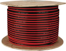 Electronics SWRB16-500 Zip Wire 16 Gauge 500-Foot Each (Red and Black)
