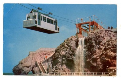 Sky Tram Point Lobos Cliff House San Francisco Postcard