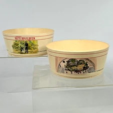 Vintage Return of the Jedi Cereal Bowls Deka Plastics NJ Made In USA Set Of 2