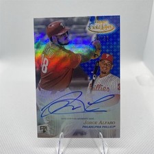 2017 Topps Gold Label Gold Framed Autographs Jorge Alfaro Blue #FA-JAF /50 RC