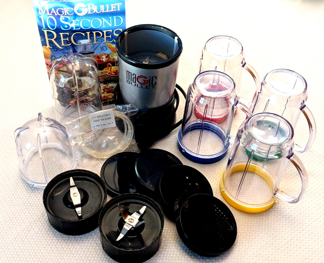 The Original Magic Bullet Express Hi-Speed Blender System - 17 Pc Set  +EXTRAS
