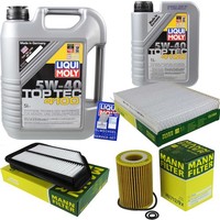 Inspektionskit Filter Liqui Moly ÖL 6L 5W-40 FüR Honda Civic Viii Hatchback FN
