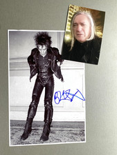 BLIXA BARGELD "Einst&uuml;rzende Neubauten" signed in-person autograph 8x12 photo