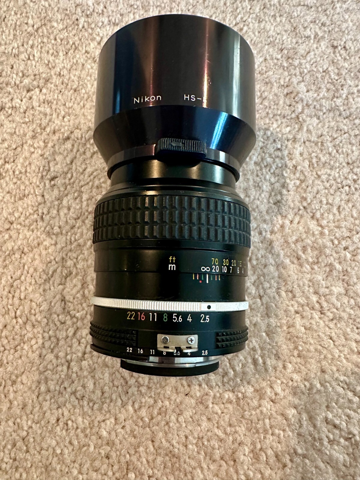 Nikon 105mm f/2.5 AI manual focus lens SHARP portrait lens eBay