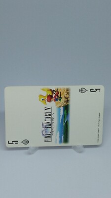 Final Fantasy 25th Anniversary Playing Cards Spade 5 Square Enix
