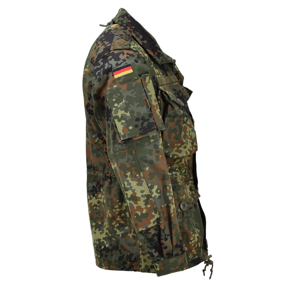 Leo Kohler military combat tactical jacket lightweight field flecktarn camo - Image 4 of 4