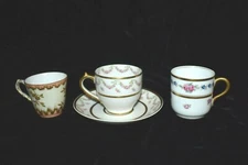Vintage Chas Field Haviland Limoges Cup & Saucer Set And Two Limoges Cups 