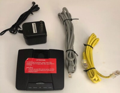 Siemens SpeedStream 4100 Ethernet ADSL Modem Part No. 060-D141-A12 ...