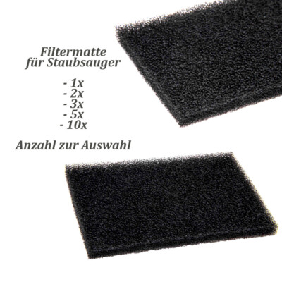 1x-10x Schaumfilter für Progress MAXIMUS 2200, 2300, 2300 PARKETTO, PA 6192